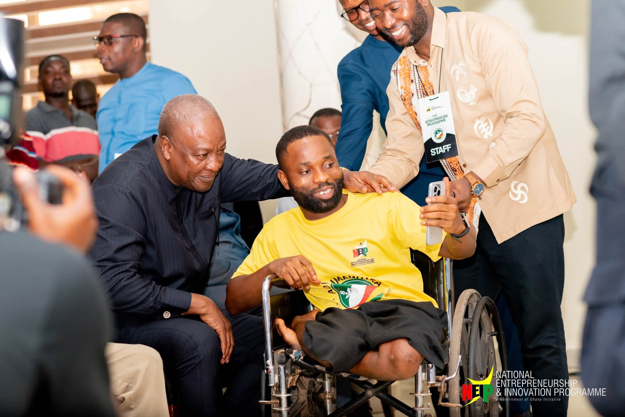 ADWUMAWURA PROGRAMME GRANTS DISBURSEMENT TO SELECTED BENEFICIARIES IN THE BONO REGION